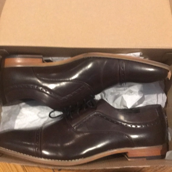 Kenneth Cole Oxford men’s brown dress shoes - Picture 4 of 4